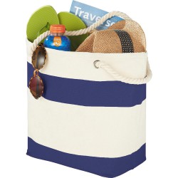 Cotton & Calico Tote Bags - Capri Stripes Cotton Tote