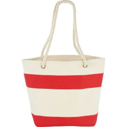 Cotton & Calico Tote Bags - Capri Stripes Cotton Tote