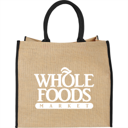Calico & Jute Bags - Large Jute Tote