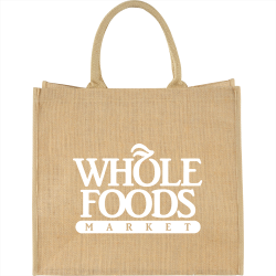 Calico & Jute Bags - Large Jute Tote
