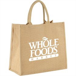 Calico & Jute Bags - Large Jute Tote