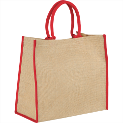 Calico & Jute Bags - Large Jute Tote