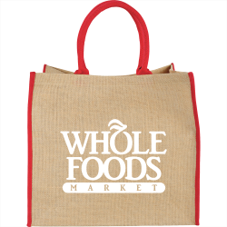 Calico & Jute Bags - Large Jute Tote