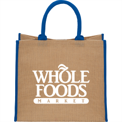 Calico & Jute Bags - Large Jute Tote