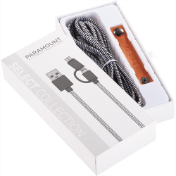 USB Hubs & Cables - Paramount 3-in-1 Fabric Charging Cable
