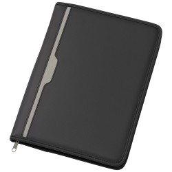 Non Leather Compendiums - A4 Phoenix Zippered Compendium with Solar Calculator