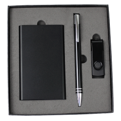Business Gifts - Gift Set - USB in 4G + Power Bank + Cable + Pen