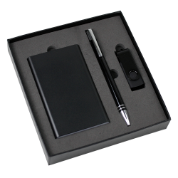 Business Gifts - Gift Set - USB in 4G + Power Bank + Cable + Pen