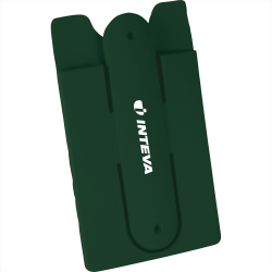 Phone Accessories - Silicone Phone Wallet with Stand
