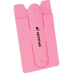 Phone Accessories - Silicone Phone Wallet with Stand