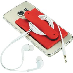 Phone Accessories - Silicone Phone Wallet with Stand