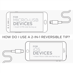 Phone Accessories - Versa 3-in-1 Charging Cable in Case