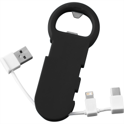 Phone Accessories - Bottle Opener with 3-in-1 Charging Cable