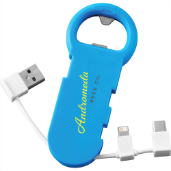 Phone Accessories - Bottle Opener with 3-in-1 Charging Cable