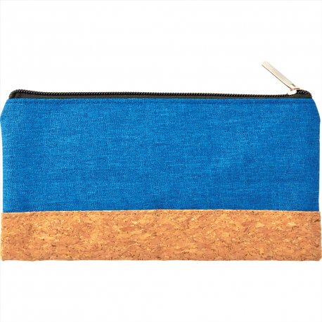Pencil Cases - Heather Pouch with Cork Combo