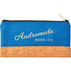 Pencil Cases - Heather Pouch with Cork Combo