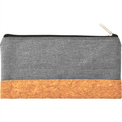Pencil Cases - Heather Pouch with Cork Combo