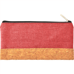 Pencil Cases - Heather Pouch with Cork Combo