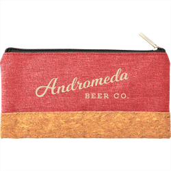 Pencil Cases - Heather Pouch with Cork Combo