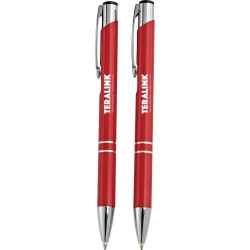 Metal Promotional Pens - Pen set in case