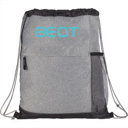 Duffle Bags & Sacks - Heather Melange Drawstring Bag