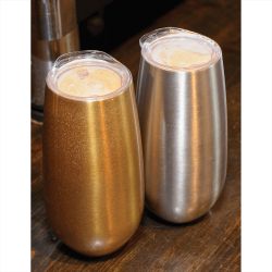Travel Mugs - Rosa 6oz Vacuum Champagne Flute