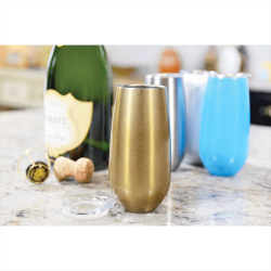 Travel Mugs - Rosa 6oz Vacuum Champagne Flute