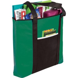 Non Woven Bags - Timeline Non-Woven Zipper Business Tote