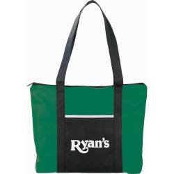 Non Woven Bags - Timeline Non-Woven Zipper Business Tote