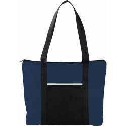 Non Woven Bags - Timeline Non-Woven Zipper Business Tote