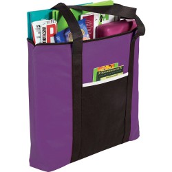 Non Woven Bags - Timeline Non-Woven Zipper Business Tote