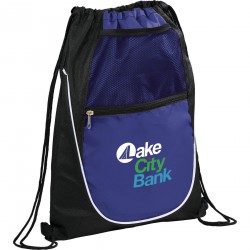 Duffle Bags & Sacks - Locker Mesh Pocket Drawstring Sportspack