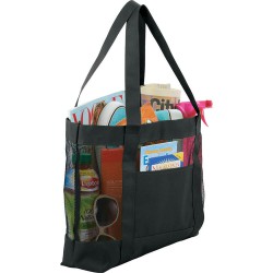Non Woven Bags - Surfside Mesh Accent Tote