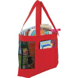Non Woven Bags - Surfside Mesh Accent Tote