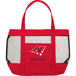 Non Woven Bags - Surfside Mesh Accent Tote