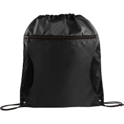Duffle Bags & Sacks - Zippered Side Mesh Drawstring Sportspack