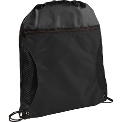Duffle Bags & Sacks - Zippered Side Mesh Drawstring Sportspack