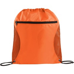 Duffle Bags & Sacks - Zippered Side Mesh Drawstring Sportspack