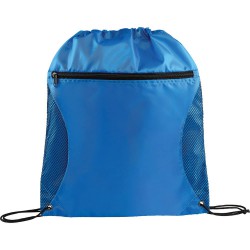 Duffle Bags & Sacks - Zippered Side Mesh Drawstring Sportspack