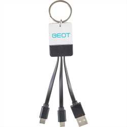USB Hubs & Cables - Dazzle 3-in-1 Light Up Charging Cable