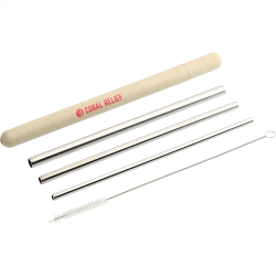 Homeware Products - Reusable Stainless Straw Set with Eco Tube