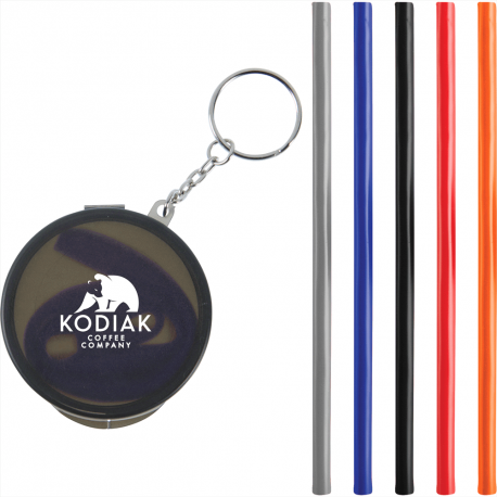 Homeware Products - Reusable Silicone Straw Keychain