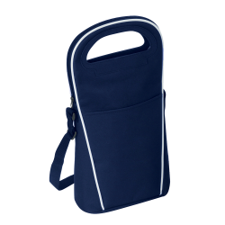 Wine Holders & Carriers - Two Bottle Striped Wine Cooler