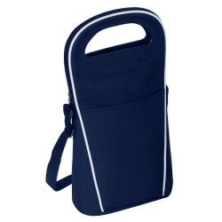 Wine Holders & Carriers - Two Bottle Striped Wine Cooler