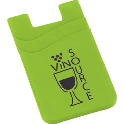 Phone Accessories - Dual Pocket Slim Silicone Phone Wallet
