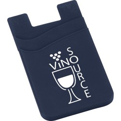 Phone Accessories - Dual Pocket Slim Silicone Phone Wallet