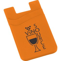 Phone Accessories - Dual Pocket Slim Silicone Phone Wallet