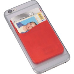 Phone Accessories - Dual Pocket Slim Silicone Phone Wallet