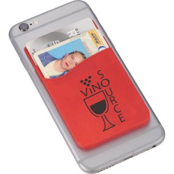 Phone Accessories - Dual Pocket Slim Silicone Phone Wallet