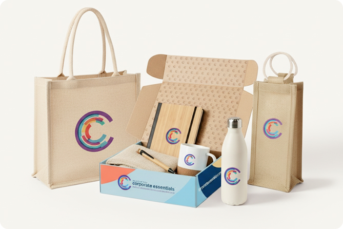 Branded merchandise Packed